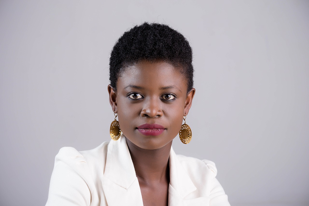 black woman, beautiful, portrait